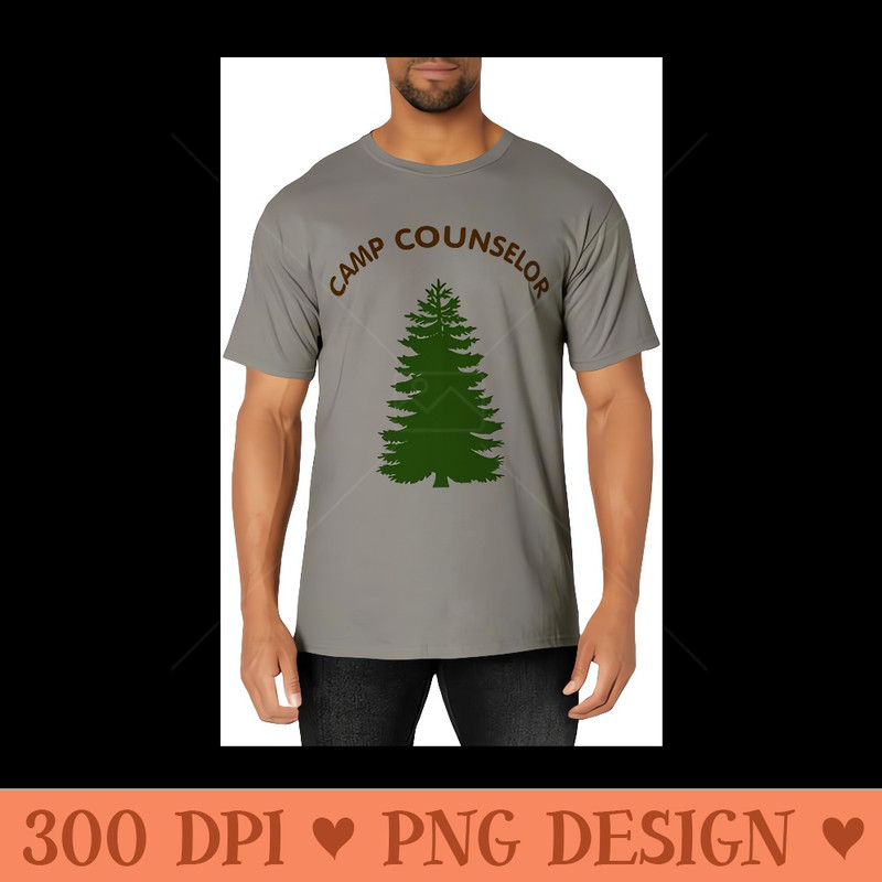 Camp Counselor Director Summer Pine Tree Tshirt - Sublimation templates PNG - Limited Edition And Exclusive Designs