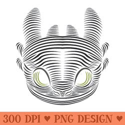 how to train your dragon 3 hidden world toothless big face raglan baseball - sublimation printables png download