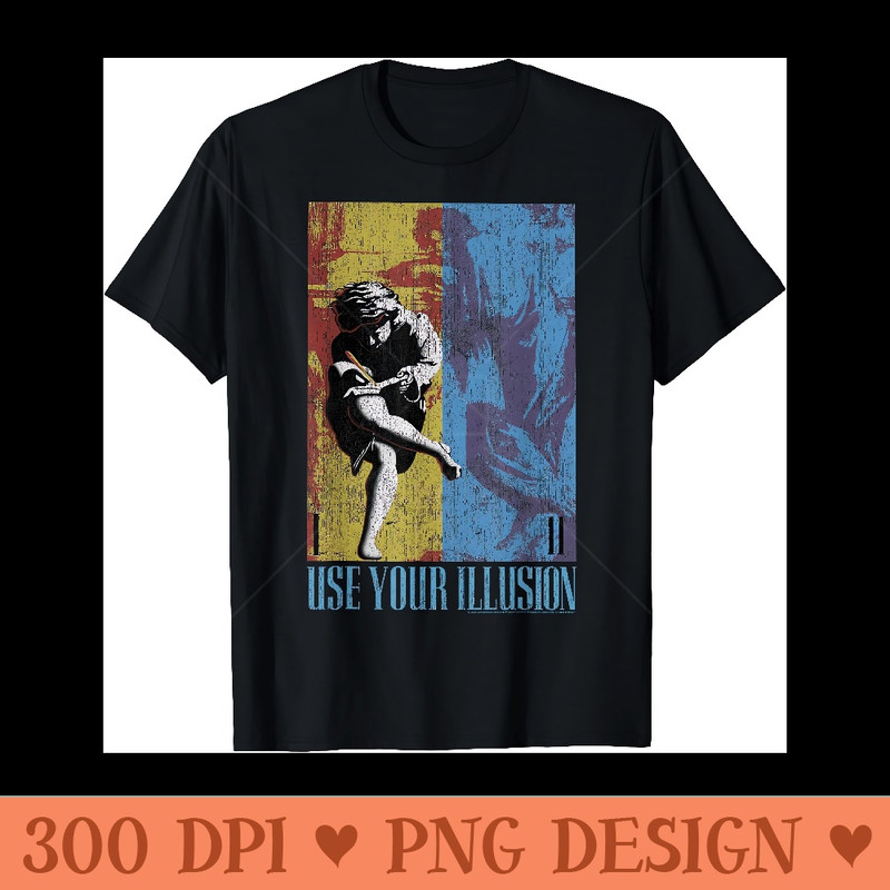 Guns 'n' Roses Double Illusion Rock Music Band - Modern PNG designs - Instant Access To Downloadable Files