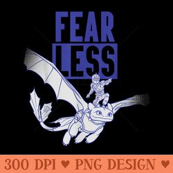 how to train your dragon 3 fear less - png download