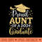 Aunt Senior 2024 Proud Aunt Of A Class Of 2024 Graduate - Sublimation PNG download - High Resolution And Print Ready Designs
