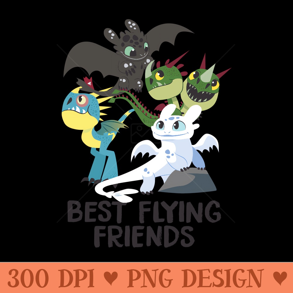 How To Train Your Dragon 3 Hidden World Best Friends - High resolution PNG download - Eco Friendly And Sustainable Digital Products