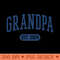 Grandpa Est. 2024 Grandpa Vintage Grey - Sublimation PNG download - Easy-To-Print And User-Friendly Designs