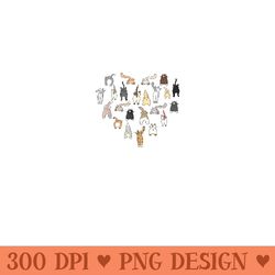 cat butt heart - png design files