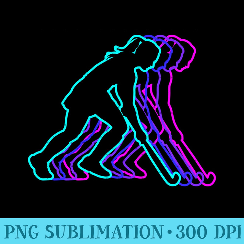 Vintage Retro Classic Girls Field Hockey Player Sweatshirt 1386.jpg