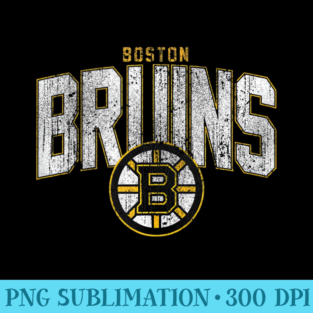 NHL Boston Bruins Distressed Style Print Hockey Team 1087.jpg