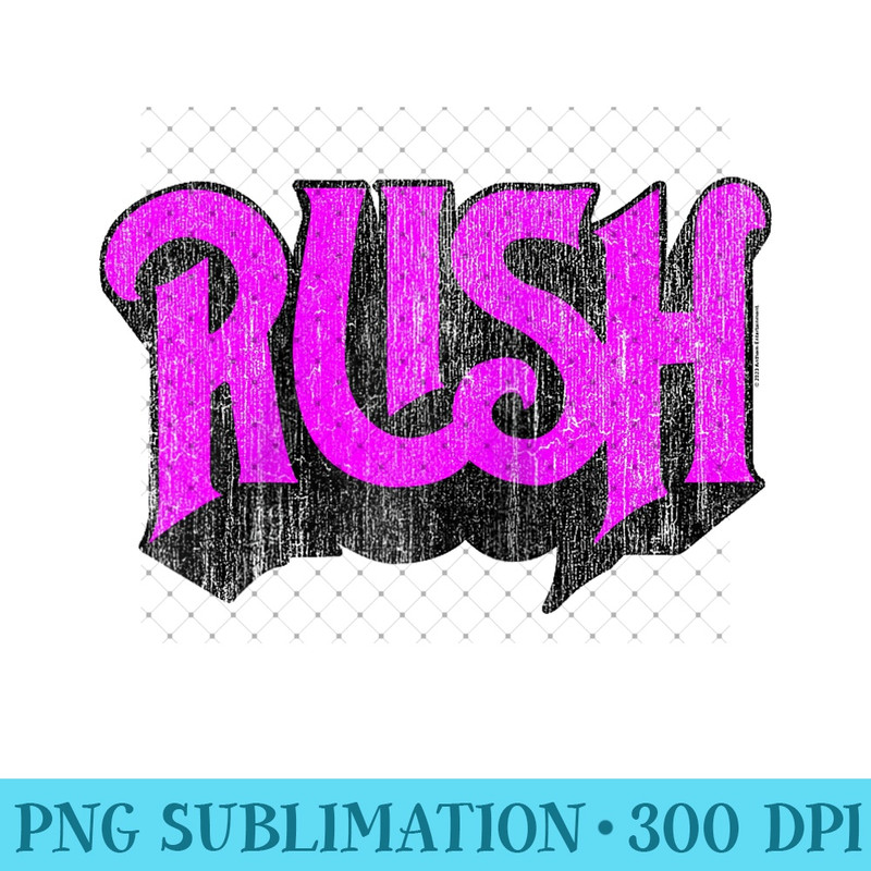 Rush Distressed Logo Rock Music Band Raglan Baseball 1235.jpg