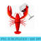Funny Wine Drinking Lobster Red Crawfish Wine Lovers 0418.jpg
