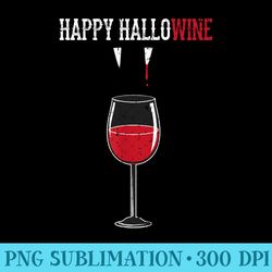 red wine glass fangs cute easy blood halloween - ready to print png designs - easy-to-print and user-friendly designs