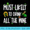 Most Likely To Drink All The Wine Funny St Patrick's Day 0782.jpg