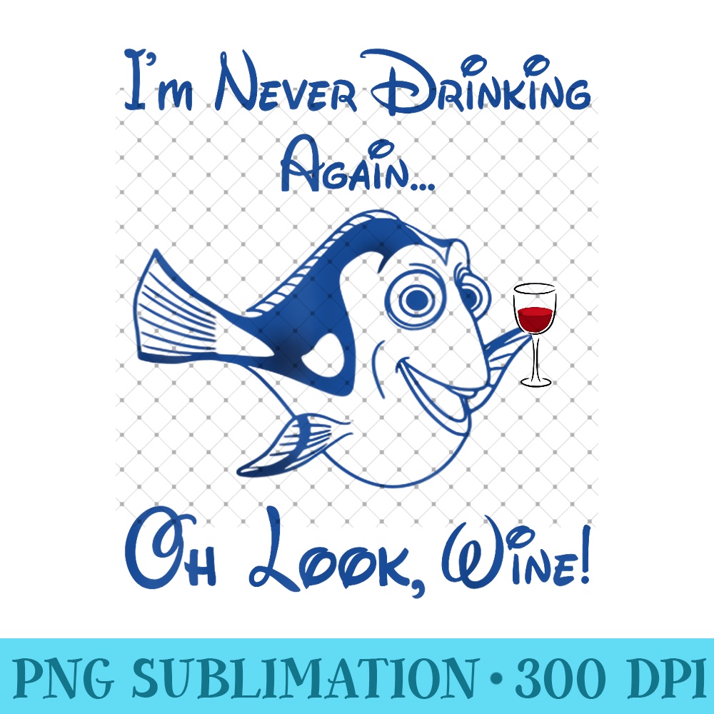 Funny Fish I'm Never Drinking Again Oh Look Wine 0364.jpg