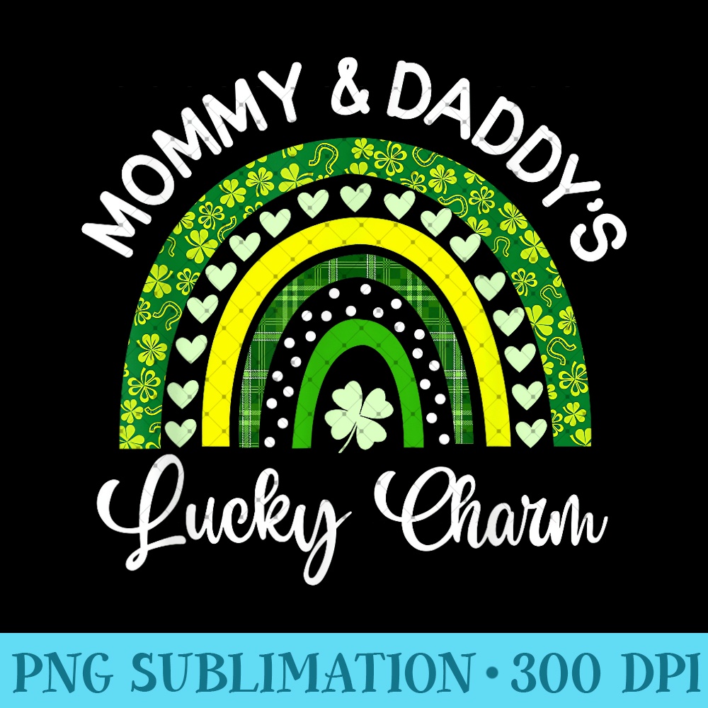Mommy And Daddys Little Lucky Charm For Girls Toddlers 0814.jpg