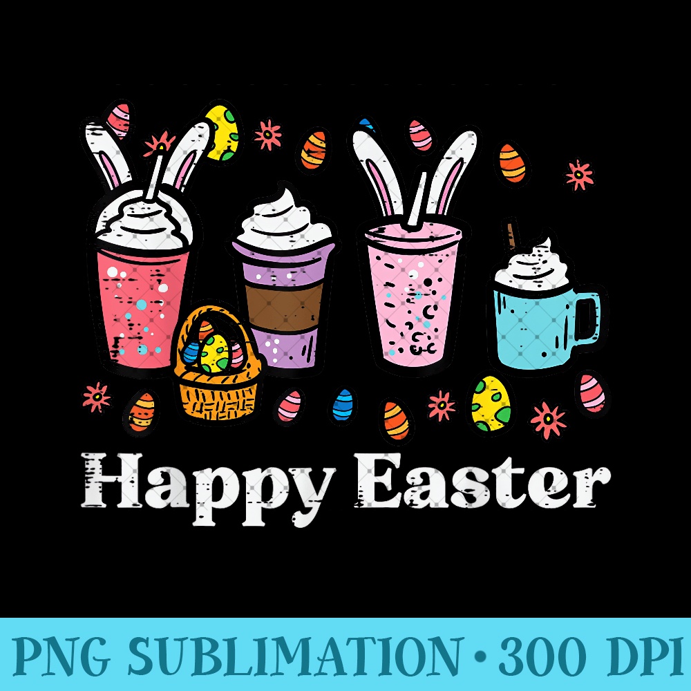 Happy Easter Coffee Bunny Latte Girls 0837.jpg
