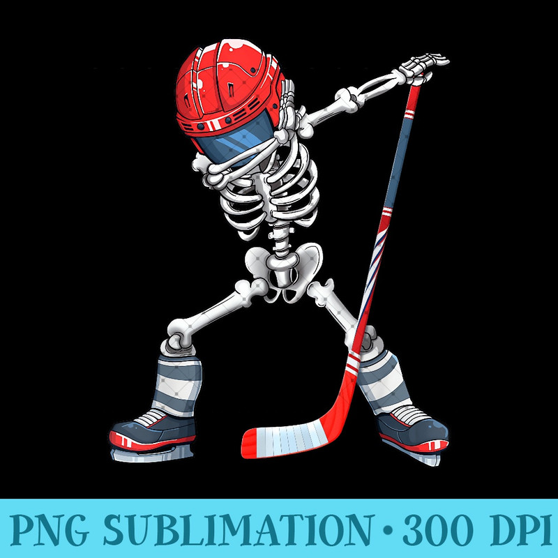 Dabbing Skeleton Hockey Halloween Men 0209.jpg