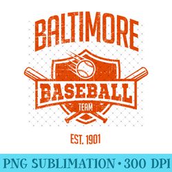 distressed retro oriole look party tailgate gameday fan - trendy png designs - bold & eye-catching