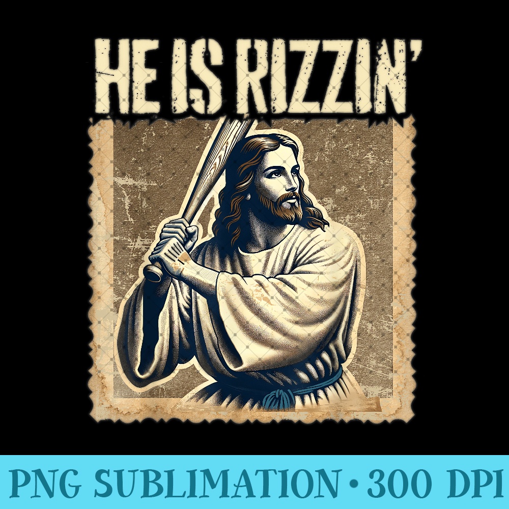 He is Rizzin Jesus Playing Baseball Funny Sports Rizz 0658.jpg