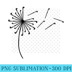 dandelion hockey stick for field hockey player - sublimation png designs - premium quality png artwork