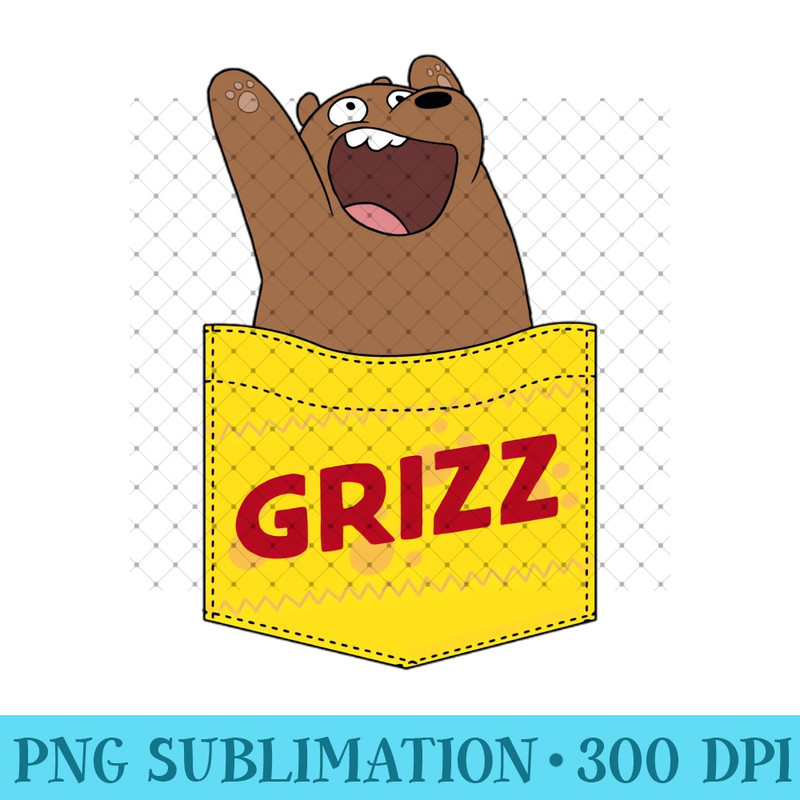 CN We Bare Bears Grizz Faux Pocket 0259.jpg