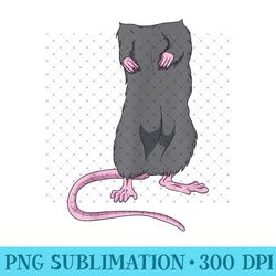funny mouse headless halloween rat body easy outfit - trendy png designs - vibrant and eye-catching typography