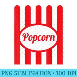funny popcorn diy halloween costume for group couple - modern png designs - easy-to-print and user-friendly designs