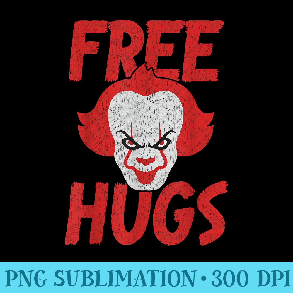Free Hugs Killer Scary Clown Clothes For Kids 0434.jpg
