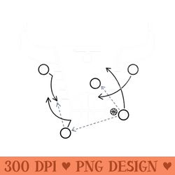 bull's play - transparent png download - versatile and customizable designs