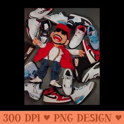 kicks x gunz - ready to print png designs - defying the norms