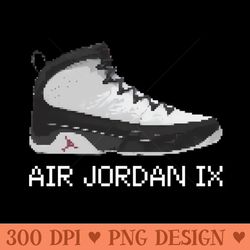 aj ix pixelated art - high quality png files - perfect for sublimation mastery