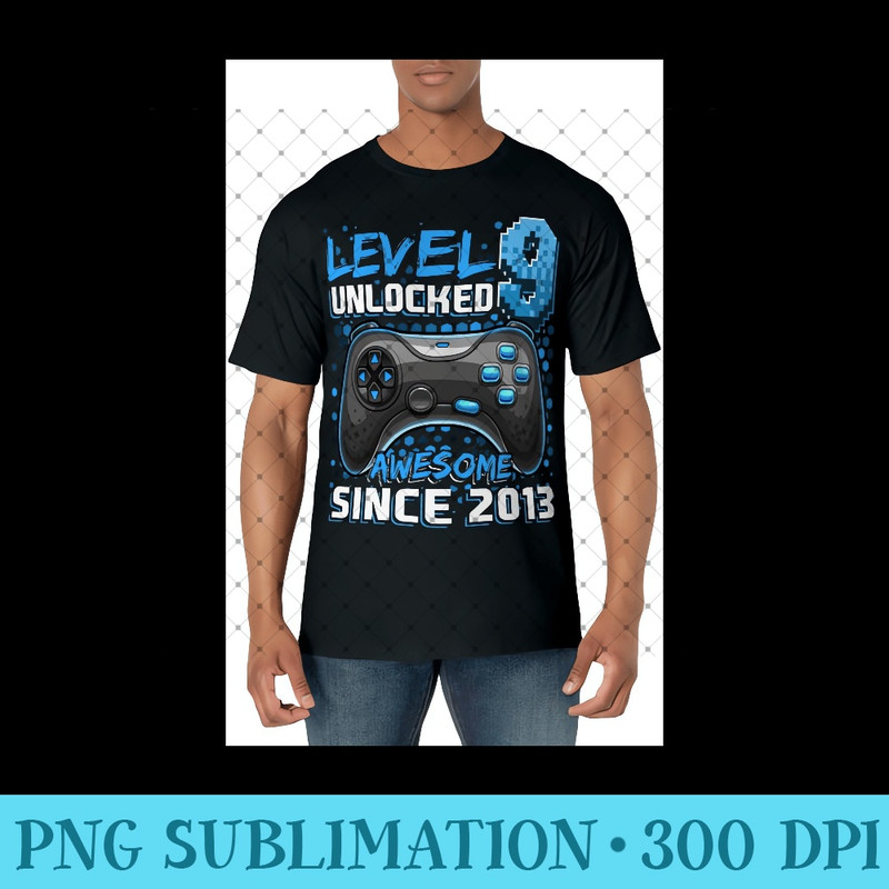 Level 9 Unlocked Awesome 2013 Video Game 9th Birthday 0837.jpg