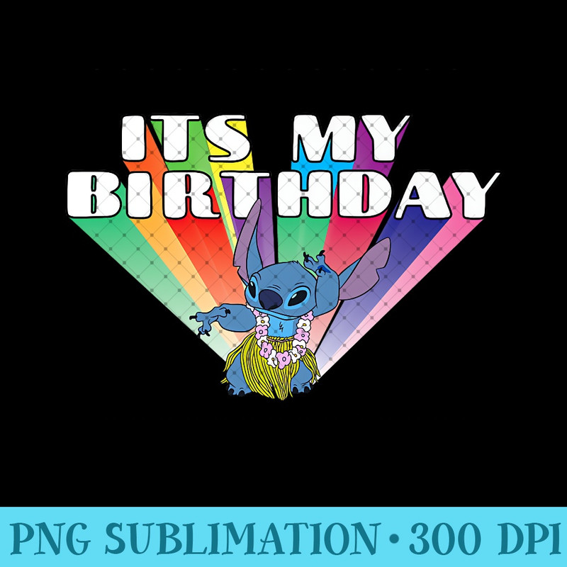 Lilo & Stitch - Hula Stitch It's My Birthday Premium 0563.jpg
