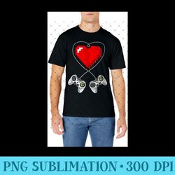 valentine's day video game controller heart gamer - mug sublimation png - fashionable and fearless