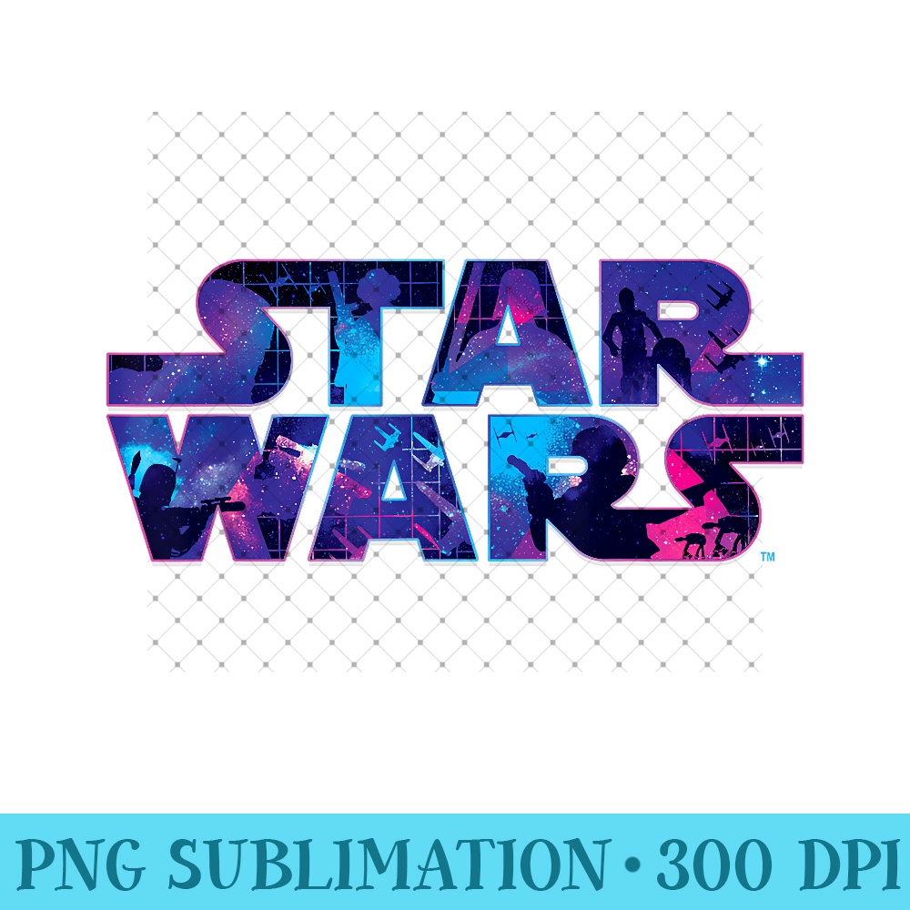MLD2854-Star Wars Logo Retro 90s Twinkling Stars T Shirt Design PNG. Instant Download 0631.jpg