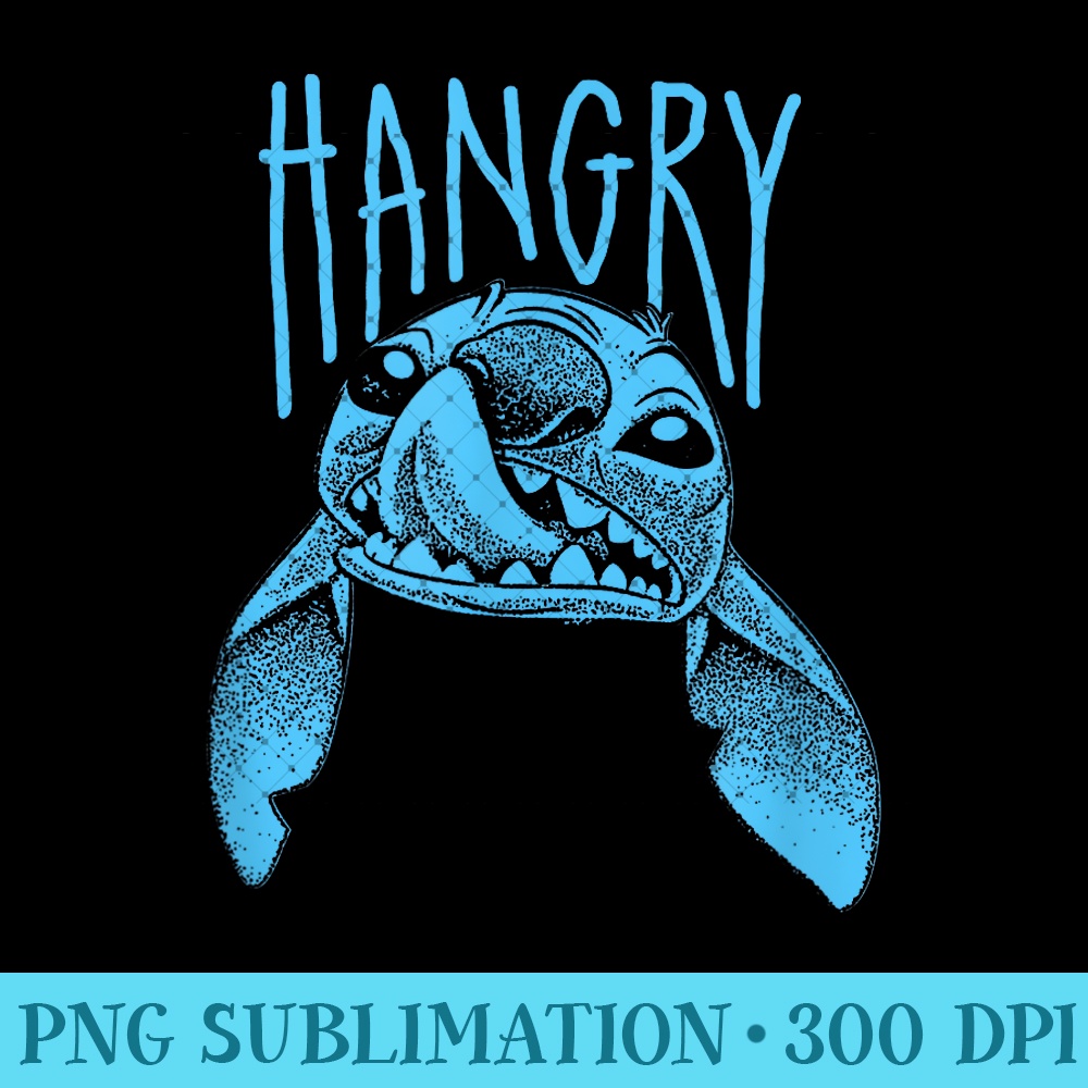 Disney Lilo & Stitch Cool Stitch Hangry Sketch Portrait 0196.jpg