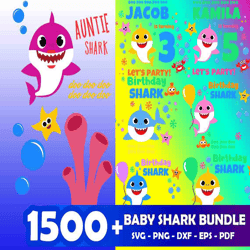1500 Plus Baby Shark SVG Bundle