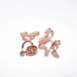 Cute Stainless Steel Double Mickey Stud Earrings For Kids Girl Birthday Gifts Cartoon Mouse Animal Earring Fashion Jewel