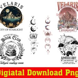 velaris bundle png, velaris city of starlight, the night court, sjm merch, city of starlight, acotar velaris, dragon