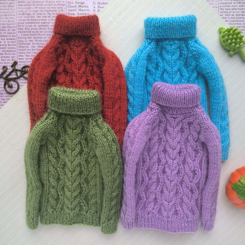 Fashion Doll Clothes For 11 Dolls 30cm Barbie Poppy Parker Integrity Knit Winter Sweater With Braids 13