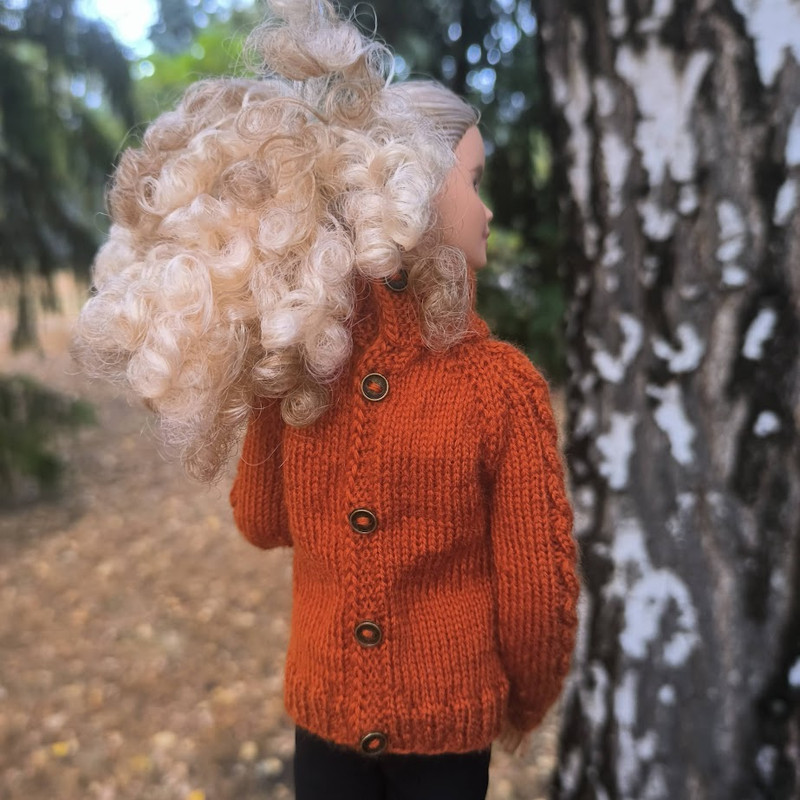 Cozy Knitted Autumn Sweater For Barbie MTM Poppy Parker Integrity Dolls Other 16 Scale Fashion Doll