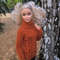 Cozy Knitted Autumn Sweater For Barbie MTM Poppy Parker Integrity Dolls Other 16 Scale Fashion Doll
