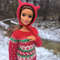 Red Knitted Christmas Sweater With Jacquard Pattern For Barbie Poppy Parker And 16 Scale Dolls 30 C 6