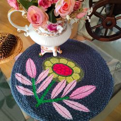 round placemat colored,round jute rug,coffee table stand,home decor,kid placemat,jute,placemats woven,coffee coaster