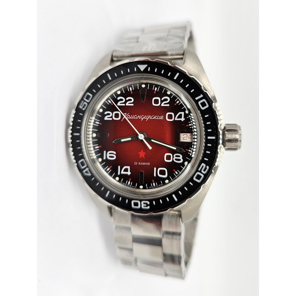 mechanical-automatic-watch-Vostok-Komandirskie-24-hour-scale-dial-Polar-Black-Red-02039A-6