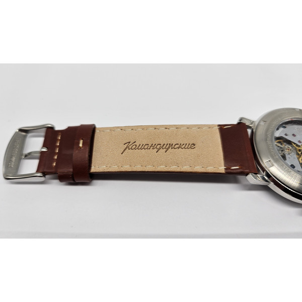 Vostok-Komandirskie-2414-Chistopol-1965-series-Transparent-Caseback-680953-collectible-men's-mechanical-watch-strap-8