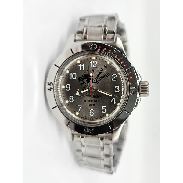 Vostok-Amphibia-Scuba-Dude-Gray-Diver-120658-Brand-New-men's-mechanical-automatic-watch-6
