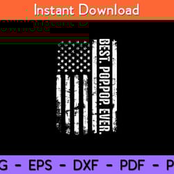 best pop ever american flag svg design