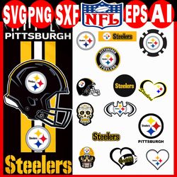 Pittsburgh Steelers Svg Bundle, Steelers Svg, Steelers Logo, Steelers