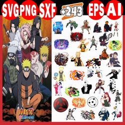 243 Naruto SVG Png Dxf Font Bundle, Naruto Svg, Naruto Svg, Naruto Png, Naruto Font,Anime Naruto, Boruto Svg, Sasuke Svg