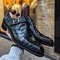 Men's Handmade Blace Alligator Print Leather Mobk Dress Shoes.jpg