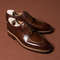 Men's Handmade Brown Leather Lace Up Derby Dress Shoes (2).jpg