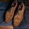 Men's Handmade Brown Suede Oxford Brogue Wingtip Lace Up Derby Dress Shoes.jpg